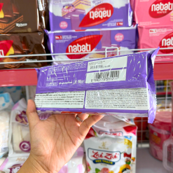 Bánh Kem Xốp Nabati Nhân Kem Goguma 110g Gói Màu Tím - 8993175561211