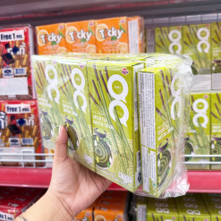 Bánh Que Đũa Phủ Trà Xanh Ticky Uni Firms Lốc 13 Hộp - Màu Xanh Lá - 8858694633002