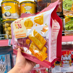 Bánh Quy Kenju 2 Lớp Nhân Gà Nướng Phô Mai 216g - Túi 16 Gói - 8936047444250