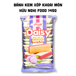 Bánh Kem Xốp Hữu Nghị Daisy Hương Khoai Môn 145g - 8934760031030
