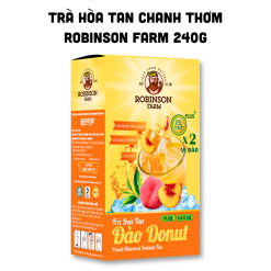 Trà Hoà Tan Robinson Farm Vị Đào Donut 150g - 8938500410819
