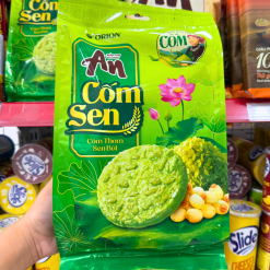 Bánh Gạo Nướng AN Cốm Sen Orion 168g - 8936029421033