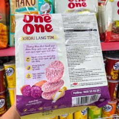 Bánh Gạo One One Khoai Lang Tím 166gr - 8936096670457