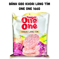 Bánh Gạo One One Khoai Lang Tím 166gr - 8936096670457