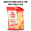 Bánh Quy Mỏng Giòn Vị Tôm Kenju Richy Gói 192g - 8936047440290