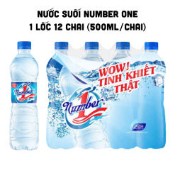 Nước Uống Đóng Chai Number One 1 Lốc Gồm 12 Chai (500ml/Chai) - 8936193070167LOC