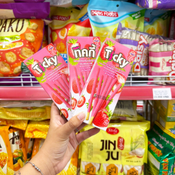 Bánh Que Đũa Phủ Yogurt Dâu Ticky Uni Firms - Màu Hồng - 8858694610256LE