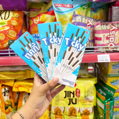 Bánh Que Đũa Phủ Sữa Ticky Uni Firms Combo 3 Hộp - Màu Xanh Dương - 8858694610164CB3