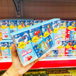 Sữa Dinh Dưỡng Trái Cây KUN Hương Táo Kẹo Bông Gòn Lốc 4 Hộp - (180ml/Hộp) - 8936025775567