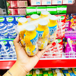 Sữa Chua Uống FRISTI Hương Đào Lốc 6 Chai (80ml/Chai) - Màu Vàng - 8934841902839
