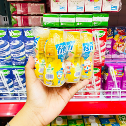 Sữa Chua Uống FRISTI Hương Đào Lốc 6 Chai (80ml/Chai) - Màu Vàng - 8934841902839