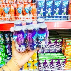 Sữa Chua Uống FRISTI Hương Nho Lốc 6 Chai (80ml/Chai) - Màu Tím - 8934841861112