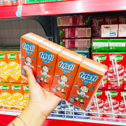 Sữa Chua Uống FRISTI Hương Cam Lốc 4 Hộp (180ml/Hộp) - 8934841903560