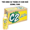 Trà Xanh C2 Hương Chanh Thùng 24 Chai Nhỏ (225ml/Chai) - 8934564600920THUNG
