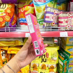 Bánh Que Đũa Phủ Dâu Ticky Uni Firms Combo 3 Hộp - Màu Hồng - 8858694610096CB3