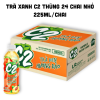 Trà Xanh C2 Hương Đào Thùng 24 Chai Nhỏ (225ml/Chai) - 8934564600937THUNG