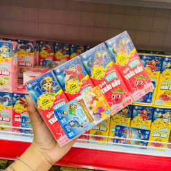 Sữa Dinh Dưỡng Trái Cây KUN Hương Dâu Lốc 4 Hộp - (180ml/Hộp) - 8936025773174