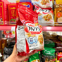 Ngũ Cốc Trái Cây CALBEE Nhật Bản Gói 750g - Bịch Đỏ - 4901330748296