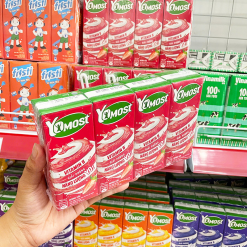 Sữa Chua Uống Yomost Vị Dâu Lốc 4 Hộp (170ml/Hộp) - 8934841900293