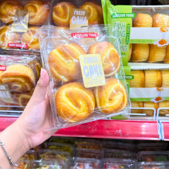 Bánh Bông Lan Tươi Laobeijing Foods Vị Bơ Sữa Khay 4 Cái 183g - 6944876401827