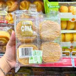 Bánh Bông Lan Tươi Laobeijing Foods Vị Bơ Sữa Khay 4 Cái 183g - 6944876401827