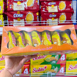 Bánh Bông Lan Cuộn Solite Vị Bơ Sữa Hộp Giấy Lớn 396g - 8934680042871