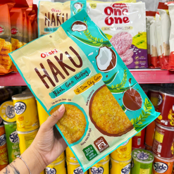 Bánh Gạo Nướng OISHI HAKU Vị Dừa Sấy Giòn 138g - 8934803055290