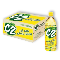 Trà Xanh C2 Hương Chanh Thùng 24 Chai Lớn (455ml/Chai) - 8934564600357THUNG