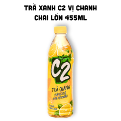 Trà Xanh C2 Hương Chanh Chai Lớn 455ml - 8934564600357