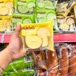 Combo 5 Cái Bánh Bông Lan Cuộn OBALAB Vị Socola/ Vị Trà Xanh/ Vị Phô Mai 60g - 6970645921296CB5