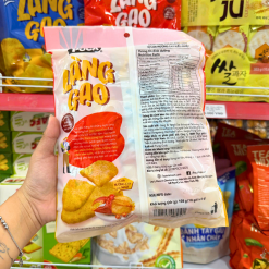 Bánh Gạo Poca Làng Gạo Vị Cua Nướng Cay Kiểu Nhật 108g - Bịch Đỏ - 1200108005191