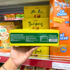Bánh Custas Nhân Kem Cốm An Khang Hộp 94,2g - 8938029422474
