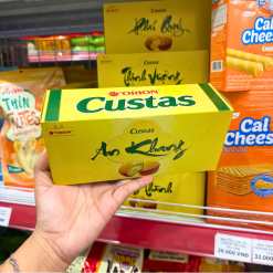 Bánh Custas Nhân Kem Cốm An Khang Hộp 94,2g - 8938029422474