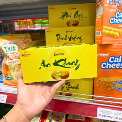 Bánh Custas Nhân Kem Cốm An Khang Hộp 94,2g - 8938029422474