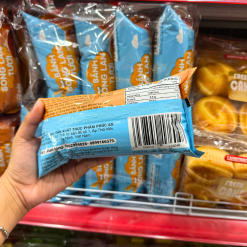1 Thùng Bánh Bông Lan Tươi Trứng Sữa Kim Nguyên Vị Phô Mai (60g x 10 Lốc x 10 Gói) - Bịch Xanh Dương - 8938550176048THUNG