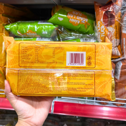 1 Thùng Bánh Bông Lan Laobeijing Foods Vị Sữa Chuối Khay (183g x 24 Khay) - 6944876400899THUNG