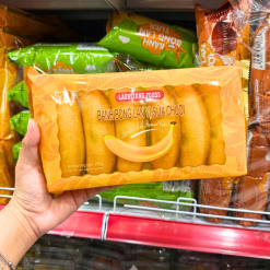 1 Thùng Bánh Bông Lan Laobeijing Foods Vị Sữa Chuối Khay (183g x 24 Khay) - 6944876400899THUNG
