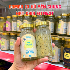 Combo 10 Hũ Nước Yến Chưng Hạt Chia FitNest 150ml - 8938565049313CB10