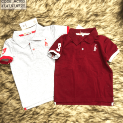 Bỏ sỉ áo thun bé hươu cao cổ vải cá sấu