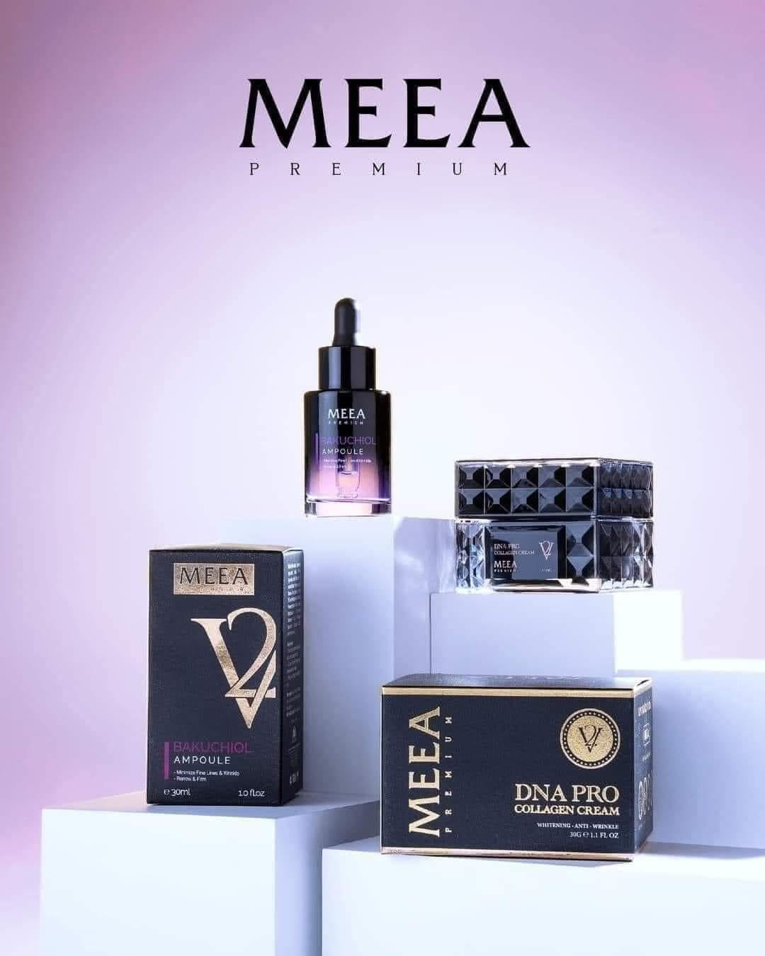 bí mật làn da căng bóng sau một đêm với Combo Dưỡng Da Face Cá Hồi DNA Pro V2 Lớn + Serum Bakuchiol Ampoule V2 Lớn Meea Orgin