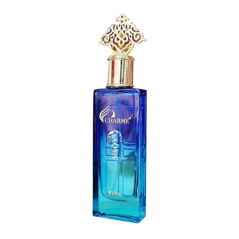 Xịt khử mùi Charme Aqva 20ml Với kết cấu hương thơm ba tầng xen kẽ nhau mang đến cảm giác sang trọng và nhẹ nhàng cho người sử dụng Xịt khử mùi Charme Aqva 20ml Với kết cấu hương thơm ba tầng xen kẽ nhau mang đến cảm giác sang trọng và nhẹ nhàng cho người sử dụng
