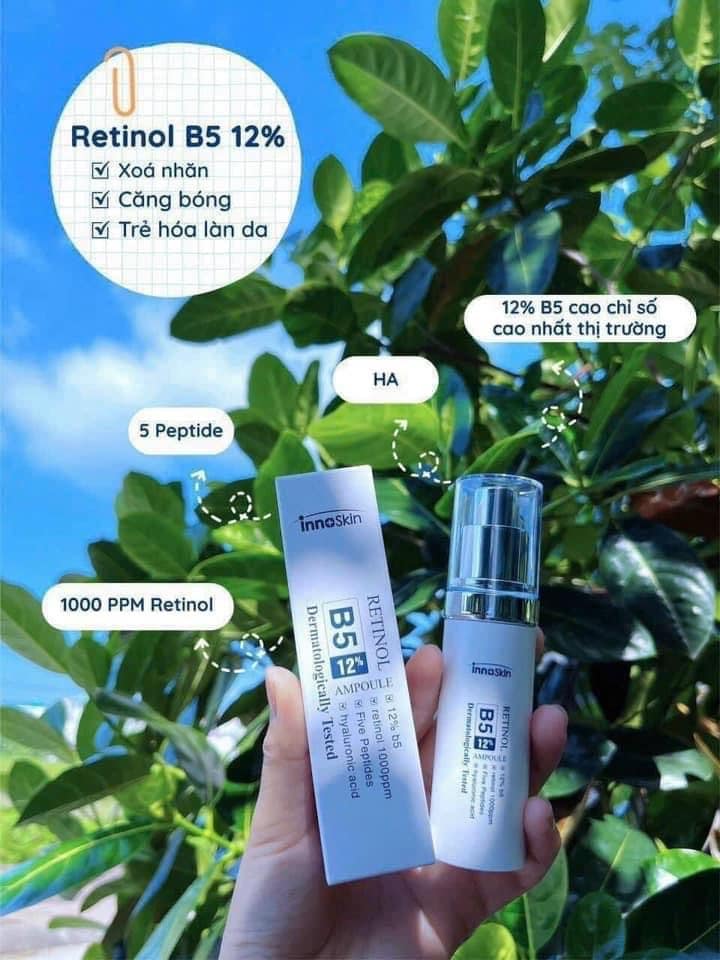 Ampoule Retinol 12% B5 chính là chìa khoá vàng cho làn da lão hoá xuất hiện nếp nhăn nám sạm Ampoule Retinol 12% B5 chính là chìa khoá vàng cho làn da lão hoá xuất hiện nếp nhăn nám sạm