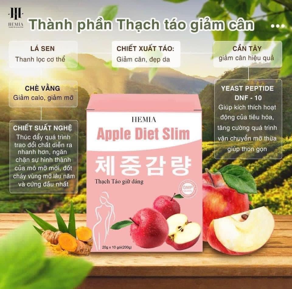 Trong muôn vàn sự lựa chọn thì Thạch Táo giảm cân Hemia nhà em vẫn là số 1 Trong muôn vàn sự lựa chọn thì Thạch Táo giảm cân Hemia nhà em vẫn là số 1
