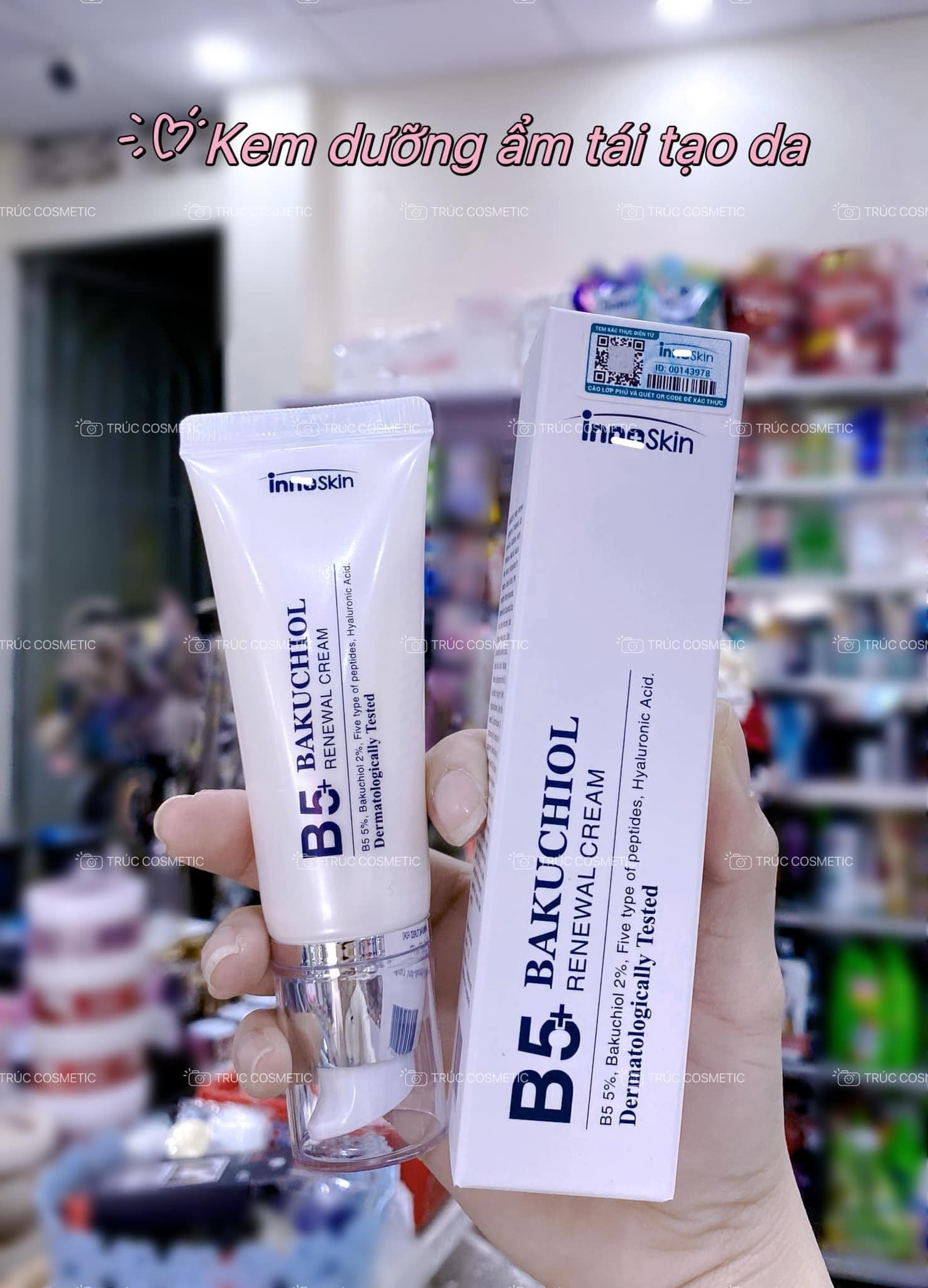 Kem Dưỡng Cấp Ẩm Và Tái Tạo Da B5 + Bakuchiol Cream Innoskin 40ml Kem Dưỡng Cấp Ẩm Và Tái Tạo Da B5 + Bakuchiol Cream Innoskin 40ml