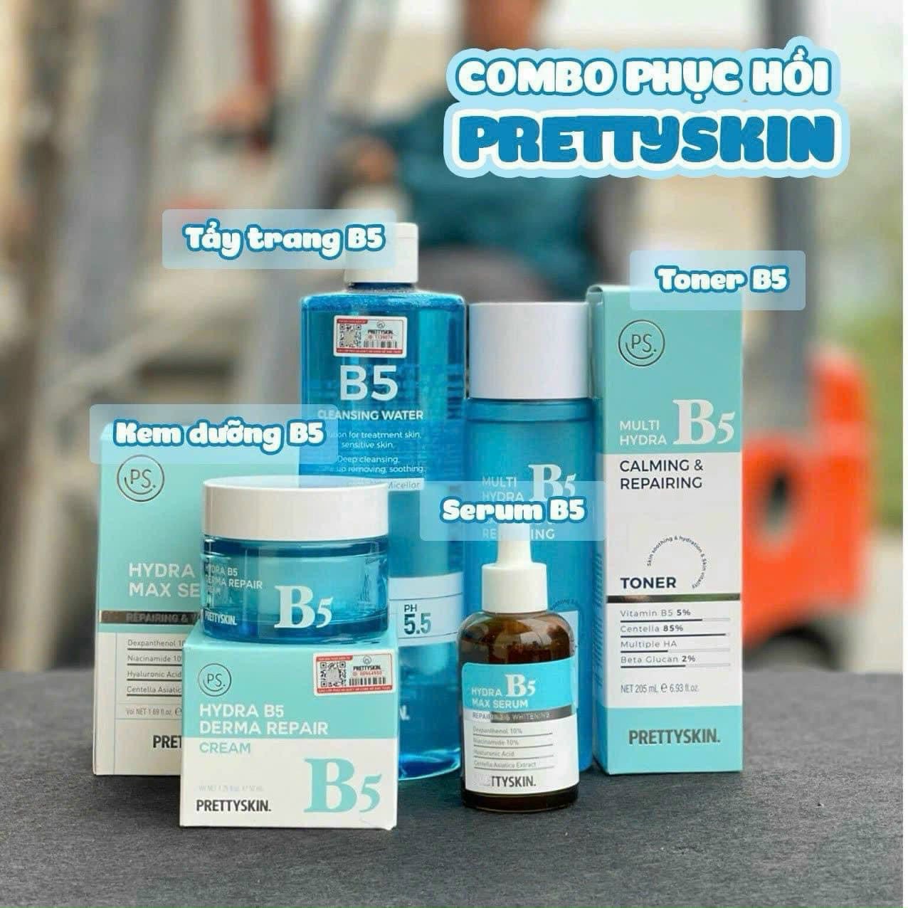 Nhà e lại về thêm siêu phẩm B5 cho đủ phục hồi nhà Prettyskin rồi đây ạ Nhà e lại về thêm siêu phẩm B5 cho đủ phục hồi nhà Prettyskin rồi đây ạ
