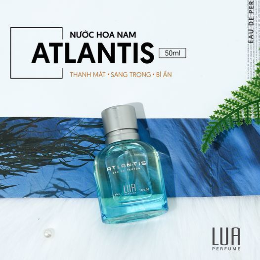 Nước hoa Lua Atlantis 50ml là chai nước hoa unisex cả nam và nữ đều dùng được Nước hoa Lua Atlantis 50ml là chai nước hoa unisex cả nam và nữ đều dùng được