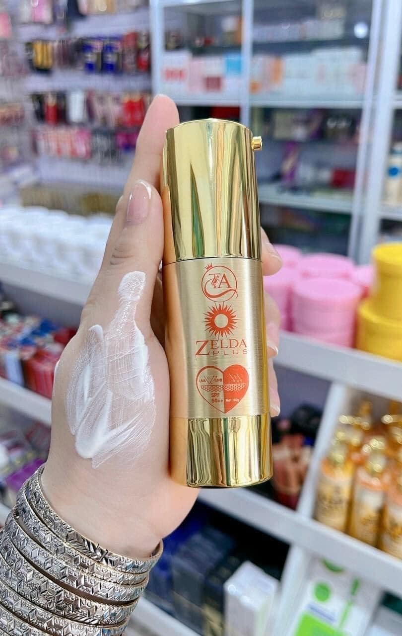 Kem chống nắng ZelDa Plus mùa nào cũng không thể thiếu Kem chống nắng ZelDa Plus mùa nào cũng không thể thiếu
