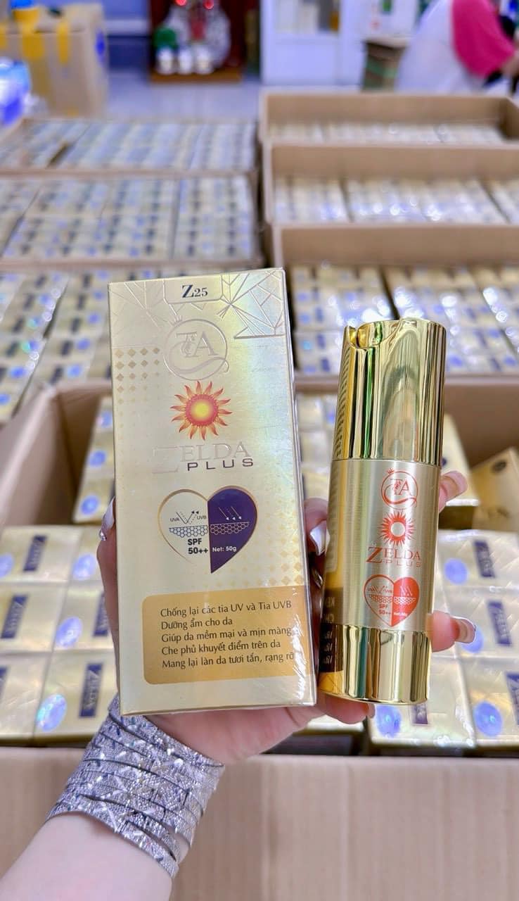 Kem chống nắng ZelDa Plus mùa nào cũng không thể thiếu Kem chống nắng ZelDa Plus mùa nào cũng không thể thiếu