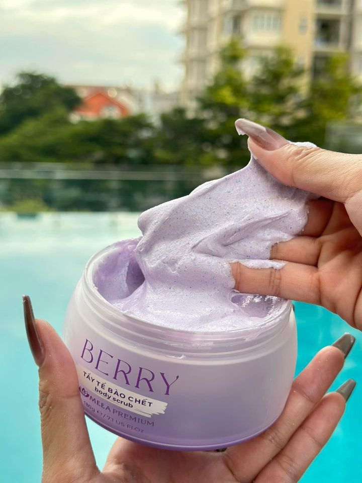 Tẩy Tế Вàо Chết Berry Trendy Meea Premium Organic Tẩy Tế Вàо Chết Berry Trendy Meea Premium Organic