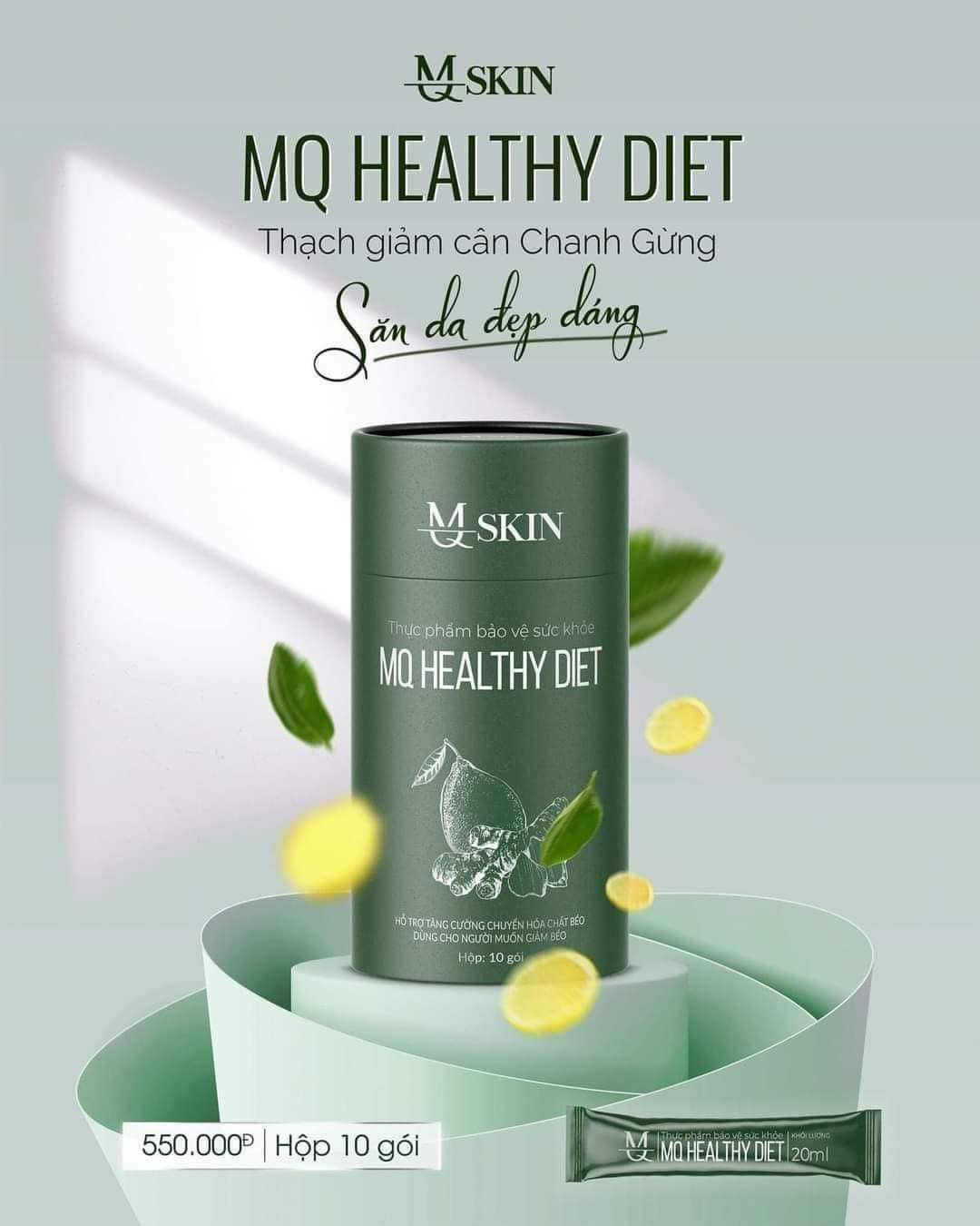 Thạch Giảm Cân Chanh Gừng MQ Skin Healthy Diet là sản phẩm 100% từ thiên nhiên, với những thành phần chanh và gừng Thạch Giảm Cân Chanh Gừng MQ Skin Healthy Diet là sản phẩm 100% từ thiên nhiên, với những thành phần chanh và gừng